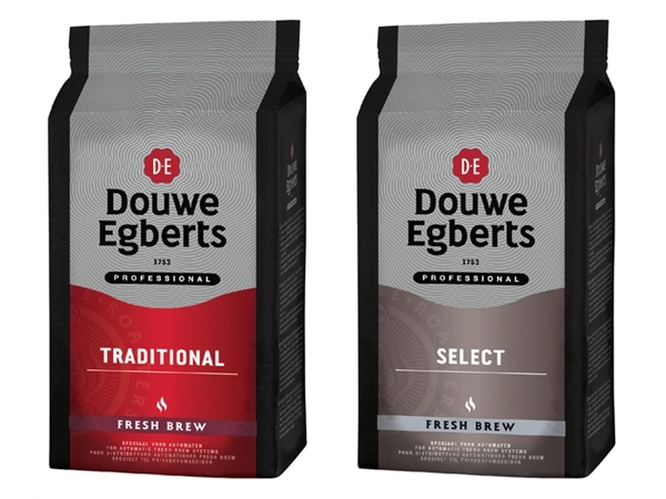 Een Koffie Douwe Egberts Fresh Brew Select voor automaten 1000gr koop je bij VHK Kantoorartikelen