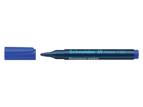 Een Viltstift Schneider Maxx 130 rond 1-3mm blauw koop je bij VHK Kantoorartikelen