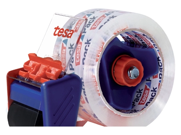 Een Verpakkingstape dispenser tesa® Economy 6300 tot 50mm breed koop je bij VHK Kantoorartikelen