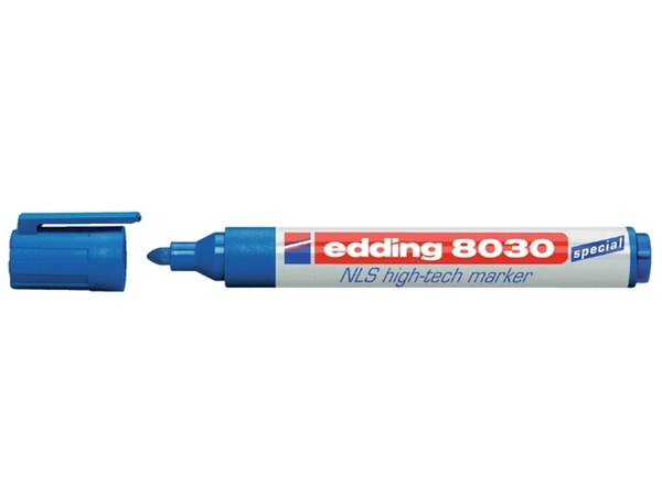 Een Viltstift edding 8030 NLS high-tech 1.5-3mm blauw koop je bij Continu Kantoor