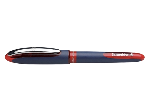 Een Rollerpen Schneider One Business 0.6mm rood koop je bij Continu Kantoor