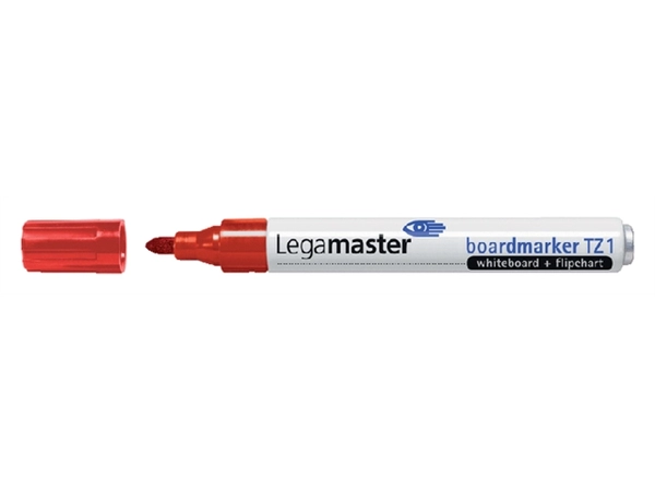 Een Viltstift Legamaster TZ 1 whiteboard rond 1.5-3mm rood koop je bij VHK Kantoorartikelen