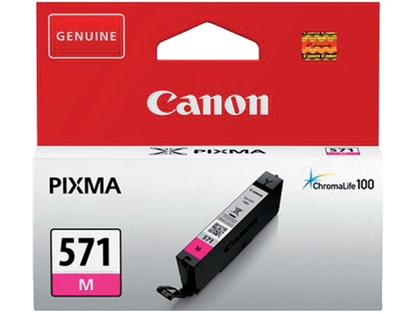 Een Inktcartridge Canon CLI-571 rood koop je bij Continu Kantoor