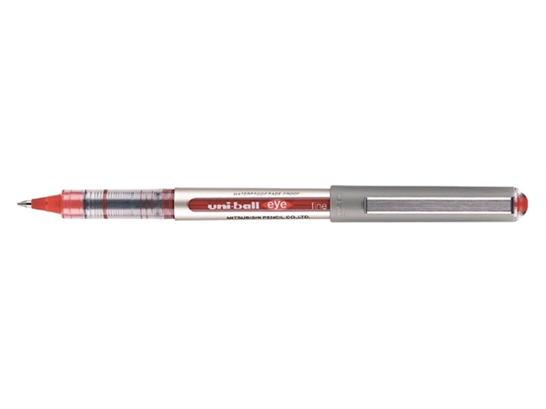 Een Rollerpen Uni-ball Eye 157R fijn rood koop je bij Hoekmankantoorartikelen.nl