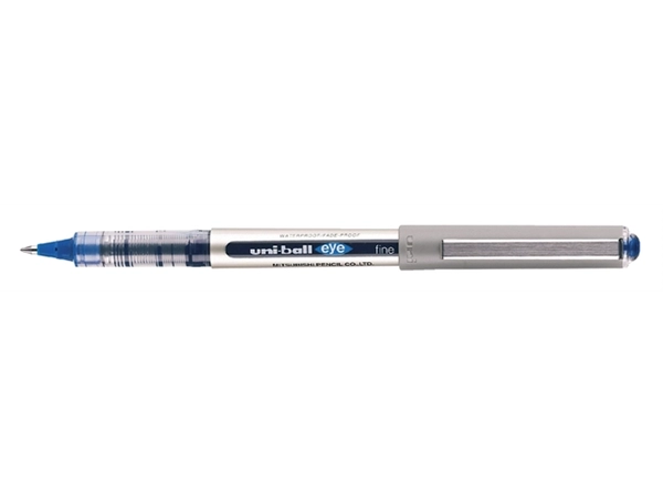 Een Rollerpen Uni-ball Eye 157B fijn blauw koop je bij VHK Kantoorartikelen