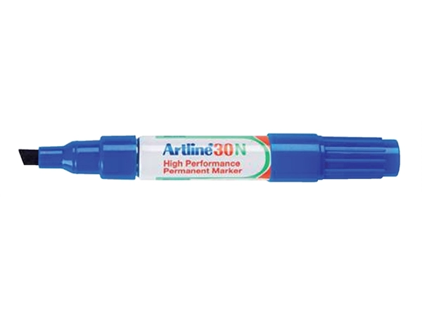 Een Viltstift Artline 30 schuin 2-5mm blauw koop je bij VHK Kantoorartikelen