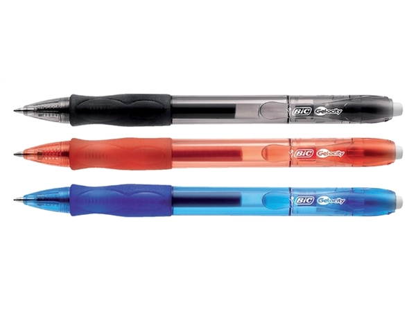 Een Gelschrijver Bic Gel-ocity medium blauw koop je bij VHK Kantoorartikelen