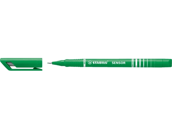 Een Fineliner STABILO Sensor 189/36 fijn groen koop je bij Continu Kantoor