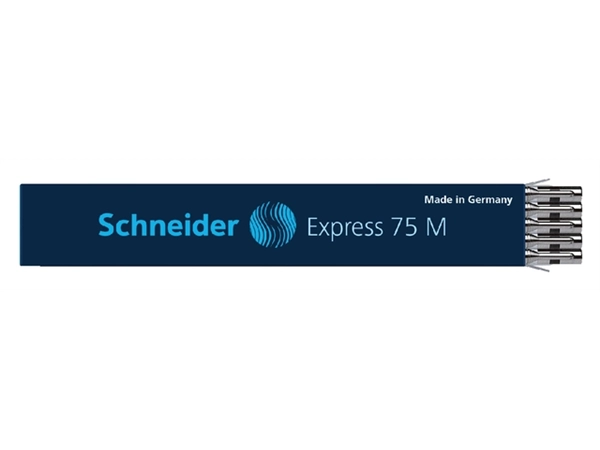 Een Balpenvulling Schneider Express 75 medium zwart koop je bij VHK Kantoorartikelen