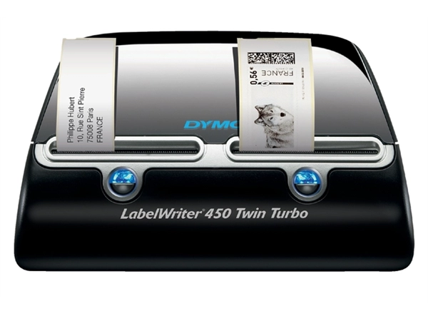 Een Labelprinter Dymo LabelWriter 450 Twin Turbo desktop zwart koop je bij Continu Kantoor