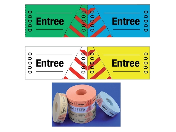 Een Entreebewijs Combicraft nummering 1-1000 wit 1000 stuks koop je bij Continu Kantoor