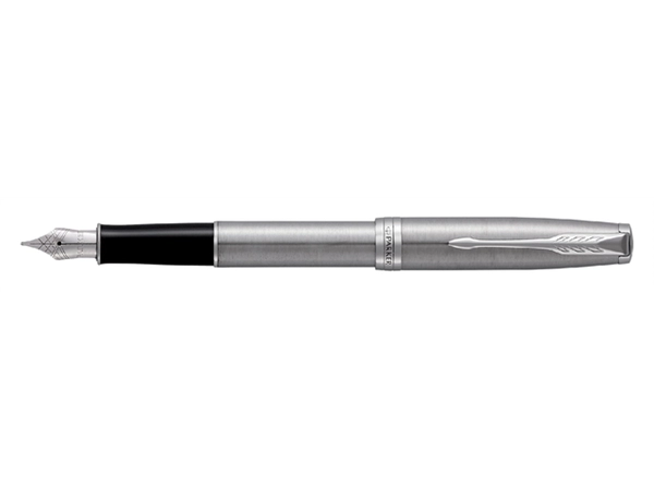 Een Vulpen Parker Sonnet stainless steel CT medium koop je bij Continu Kantoor