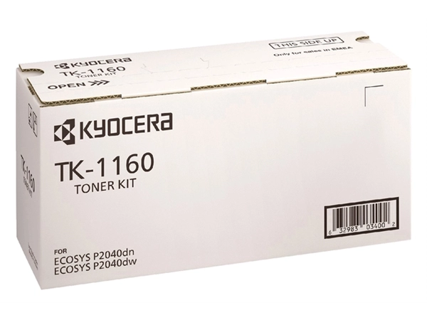 Een Toner Kyocera TK-1160K zwart koop je bij Hoekmankantoorartikelen.nl