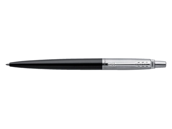 Een Balpen Parker Jotter Bond street black CT medium blister à 1 stuk koop je bij VHK Kantoorartikelen