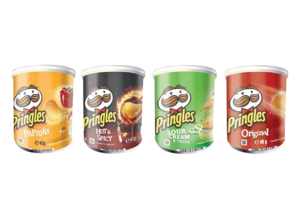 Een Chips pringles paprika 40 gram koop je bij VHK Kantoorartikelen