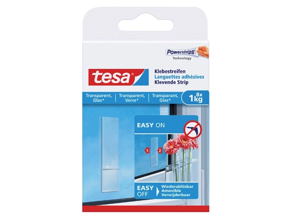 Een Kleefstrips tesa® dubbelzijdig transparant 1kg 8 stuks 8 stuks koop je bij Continu Kantoor