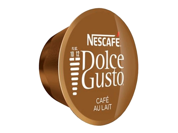 Een Koffiecups Dolce Gusto Cafe au Lait 16 stuks koop je bij Continu Kantoor