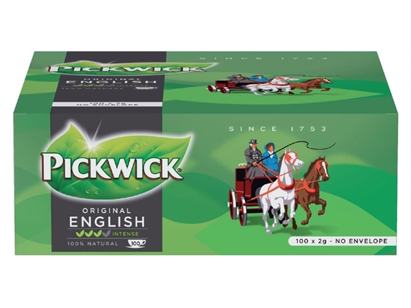 Een Thee Pickwick engelse melange 100x2gr zonder envelop koop je bij Continu Kantoor