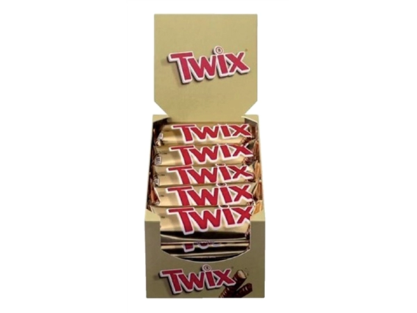 Een Snoep Twix reep 25x50 gram koop je bij VHK Kantoorartikelen