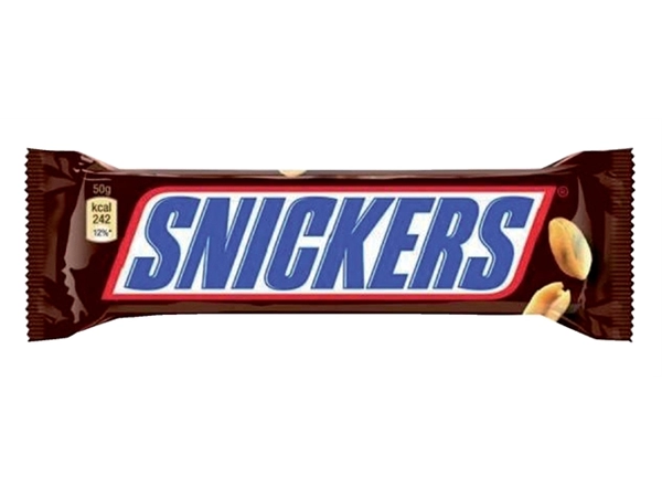 Een Snoep Snickers reep 32x50 gram koop je bij Continu Kantoor