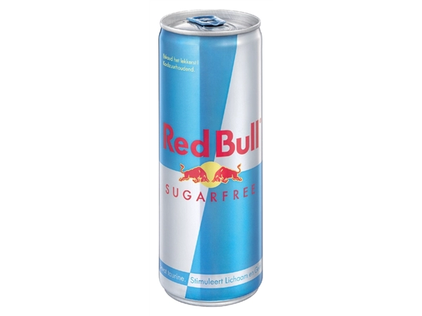 Een Energiedrank Red Bull sugarfree blik 250 ml koop je bij VHK Kantoorartikelen