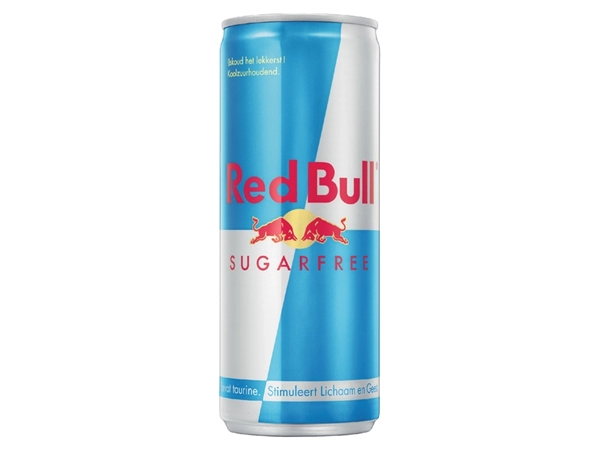 Een Energiedrank Red Bull sugarfree blik 250 ml koop je bij Continu Kantoor