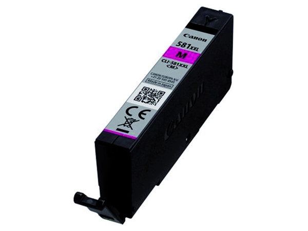 Een Inktcartridge Canon CLI-581XXL rood koop je bij VHK Kantoorartikelen