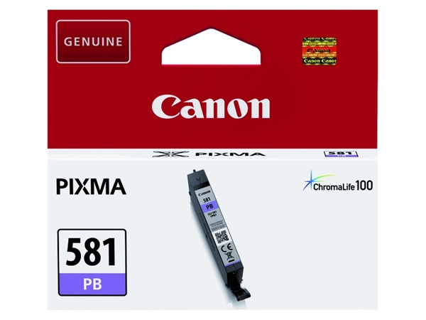 Een Inktcartridge Canon CLI-581 foto blauw koop je bij Continu Kantoor