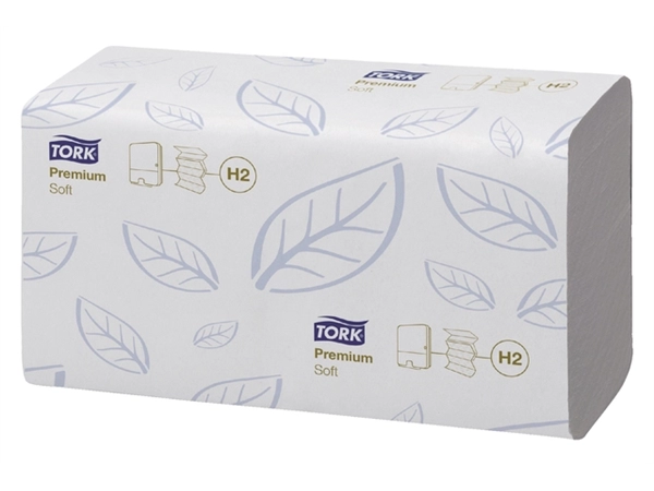 Een Handdoek Tork H2 Xpress Premium multifold 2-laags 212x340mm 21x110 vel wit 100288 koop je bij Continu Kantoor