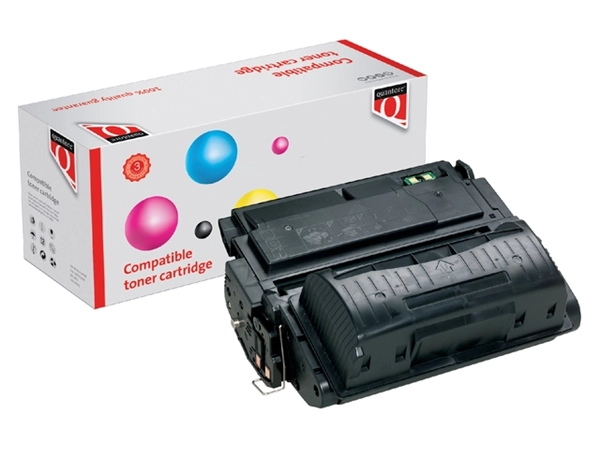 Een Tonercartridge Quantore alternatief tbv HP Q5942A 42A zwart koop je bij Continu Kantoor