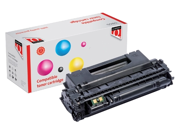 Een Tonercartridge Quantore alternatief tbv HP Q7553X 53X zwart koop je bij Continu Kantoor