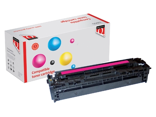 Een Tonercartridge Quantore alternatief tbv HP CB543A 125A rood koop je bij Continu Kantoor