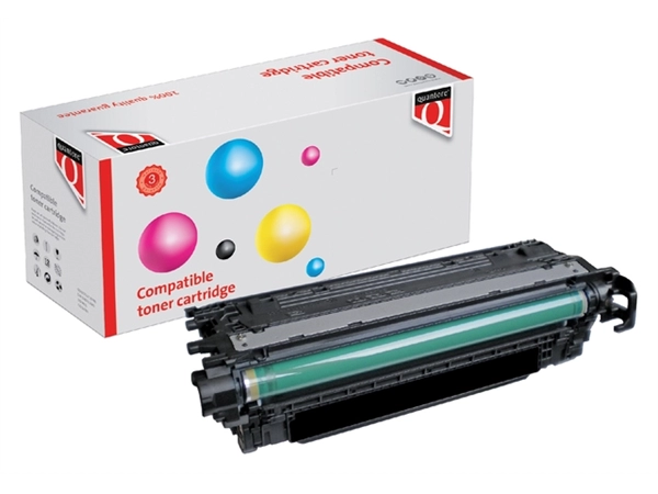 Een Tonercartridge Quantore alternatief tbv HP CE250X 504X zwart koop je bij Continu Kantoor