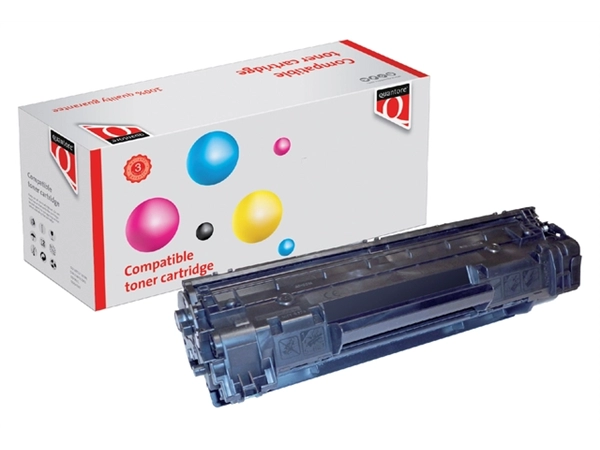 Een Tonercartridge Quantore alternatief tbv HP CE285A 85A zwart koop je bij Continu Kantoor