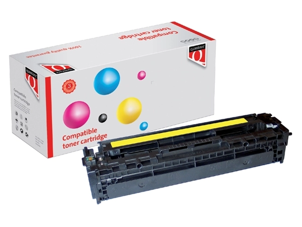 Een Tonercartridge Quantore alternatief tbv HP CF212A 131A geel koop je bij Continu Kantoor