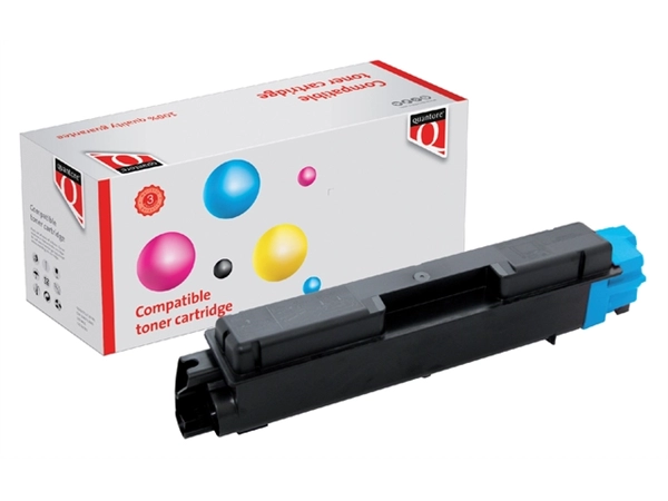 Een Toner Quantore alternatief tbv Kyocera TK-580C blauw koop je bij Continu Kantoor