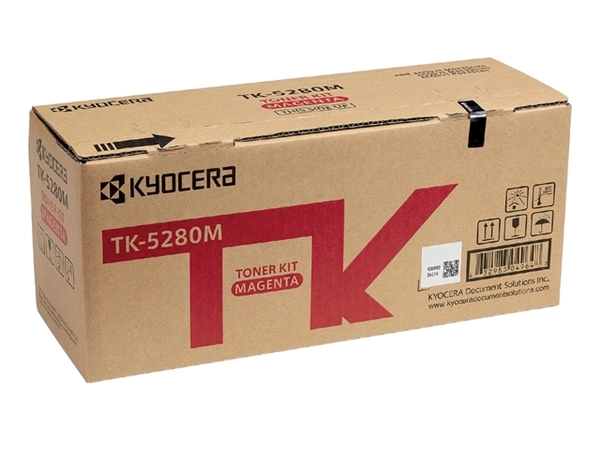 Een Toner Kyocera TK-5280M rood koop je bij VHK Kantoorartikelen