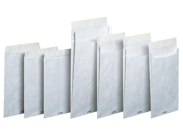 Een Envelop Tyvek monsterzak EB4 262x371x38mm 75gr wit doos à 100 stuks koop je bij Continu Kantoor