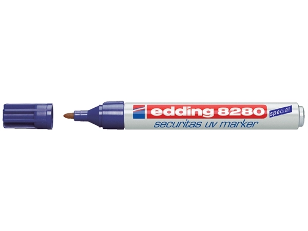 Een Viltstift edding 8280 onzichtbaar rond 1.5-3mm UV blister à 1 stuk koop je bij Hoekmankantoorartikelen.nl