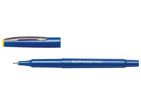 Een Fineliner PILOT Razor Point fijn blauw koop je bij VHK Kantoorartikelen