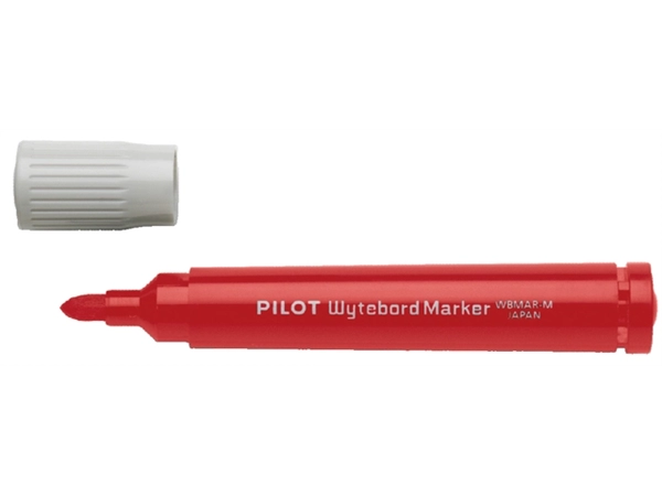 Een Viltstift PILOT 5071 whiteboard WBMAR rond medium rood koop je bij Continu Kantoor