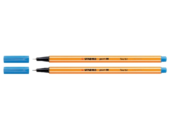 Een Fineliner STABILO point 88/22 fijn Pruisisch blauw koop je bij Continu Kantoor