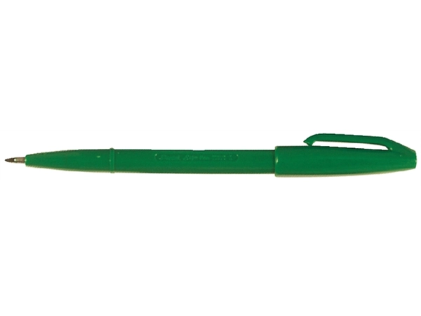 Een Fineliner Pentel Signpen S520 medium groen koop je bij VHK Kantoorartikelen