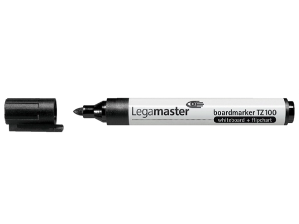 Een Viltstift Legamaster TZ 100 whiteboard rond 1.5-3mm zwart koop je bij Continu Kantoor