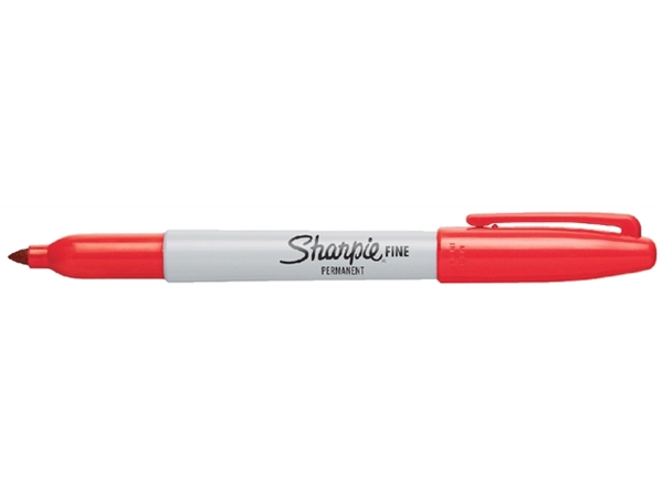 Een Viltstift Sharpie rond fijn rood koop je bij VHK Kantoorartikelen