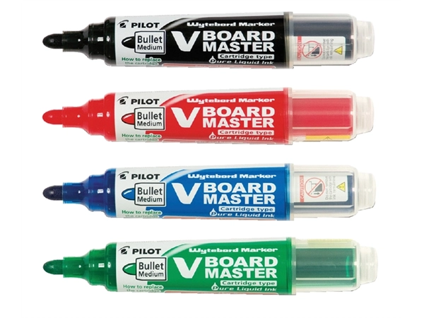 Een Viltstift PILOT Begreen whiteboard rond medium blauw koop je bij Continu Kantoor