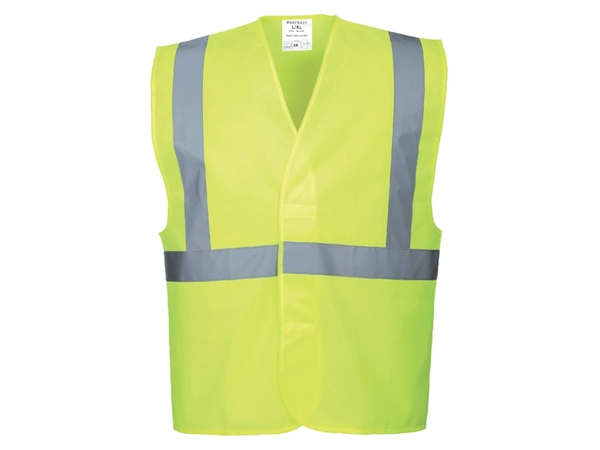 Een Veiligheidsvest Portwest C472 fluor geel L / XL koop je bij VHK Kantoorartikelen