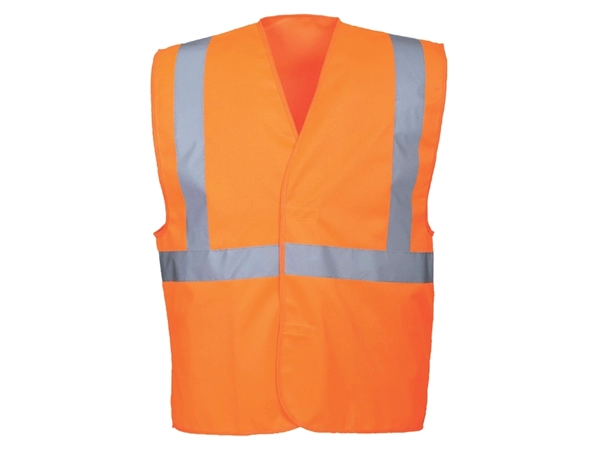 Een Veiligheidsvest Portwest C472 fluor oranje L / XL koop je bij VHK Kantoorartikelen