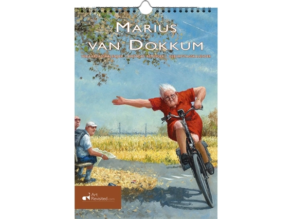 Een Verjaardagskalender Marius van Dokkum A4 Turbo koop je bij VHK Kantoorartikelen