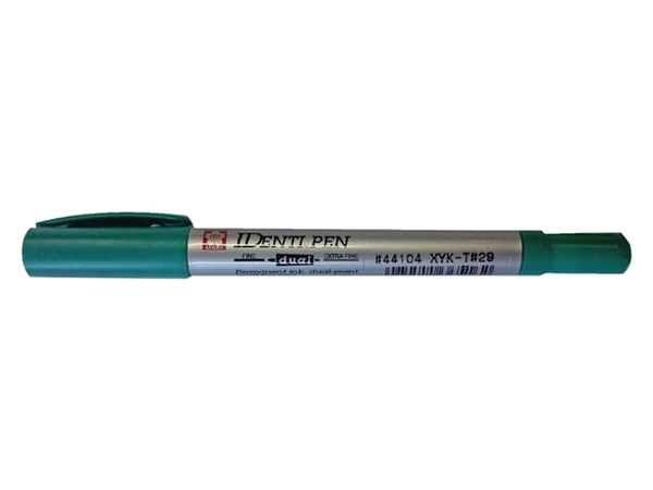 Een Viltstift Sakura Identi pen groen koop je bij Hoekmankantoorartikelen.nl